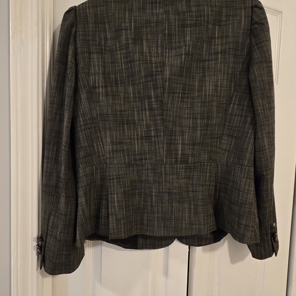 ANTONIO MELANI Charcoal Checkered Jacket - Picture 6 of 11